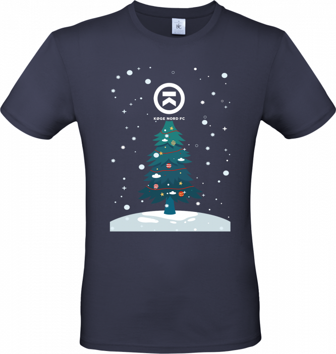 B&C - Køge Nord Fc Jule T-Shirt Voksen - Navy