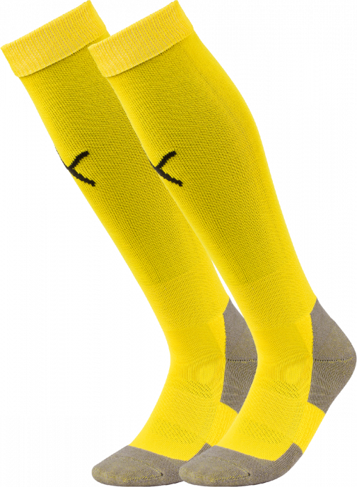 Puma - Teamliga Core Sock - Giallo & nero