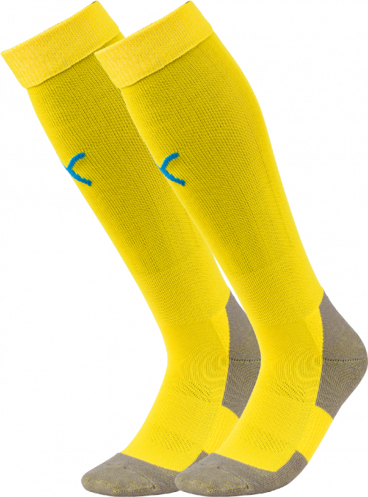 Puma - Teamliga Core Sock - Giallo & blu